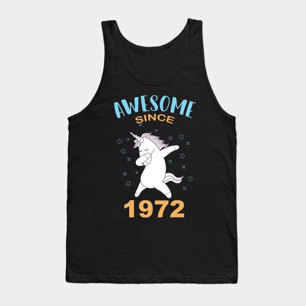 Awesome since 1972 Tank Top by GronstadStore